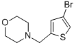 4-[(4-BROMOTHIEN-2-YL)METHYL]MORPHOLINE结构式