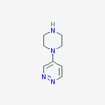 4-piperazin-1-ylpyridazine结构式