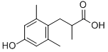 Structure of 4-HYDROXY-2,2,6-TRIMETHYL-BENZENEPROPANOIC ACID