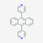 Pyridine, 4,4'-(9,10-anthracenediyl)bis-结构式