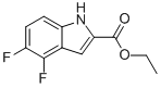 Structure of 4,5-DIFLUOROINDOLE-2-ETHYLCARBOXYLATE