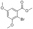 METHYL 2-BROMO-3,5-DIMETHOXYBENZOATE结构式