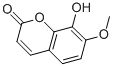 Chemical structure of 8-HYDROXY-7-METHOXYCOUMARIN
