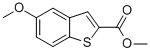 Structure of 5-METHOXY-BENZO[B]THIOPHENE-2-CARBOXYLIC ACID METHYL ESTER