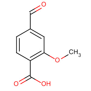 Benzoic acid, 4-formyl-2-methoxy-结构式