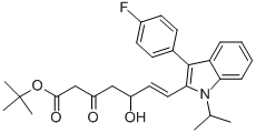 Structure of tert-Butyl (E)-7-[3-(4-fluorophenyl)-1-(1-methylethyl)-1H-indol-2-yl]-5-hydroxy-3-oxo-6-heptenoate