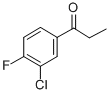 3-CHLORO-4-FLUOROPROPIOPHENONE结构式