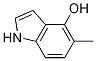 Structure of 1H-Indol-4-ol, 5-methyl-
