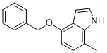 4-BENZYLOXY-7-METHYLINDOLE结构式