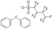 Chemical structure of DIPHENYLIODONIUM PERFLUORO-1-