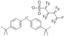 Structure of Bis(4-tert-butylphenyl)iodonium perfluoro-1-butanesulfonate