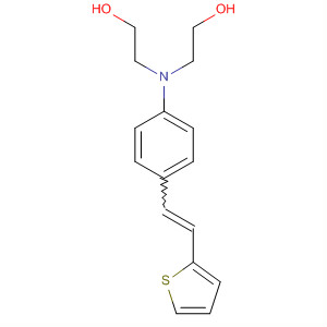 Ethanol, 2,2'-[[4-[2-(2-thienyl)ethenyl]phenyl]imino]bis-结构式