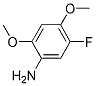 2,4-Dimethoxy-5-fluoroaniline结构式