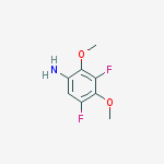 Structure of 2,4-DIMETHOXY-3,5-DIFLUOROBENZENAMINE