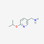 (6-propan-2-yloxypyridin-3-yl)methanamine结构式