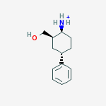 Structure of 2-CIS-HYDROXYMETHYL-4-TRANS-PHENYL-1-CYCLOHEXYLAMINE