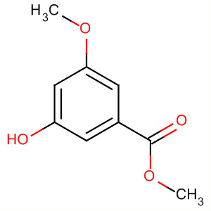 Structure of Benzoic acid, 3-hydroxy-5-methoxy-, methyl ester