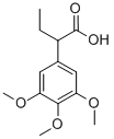 Structure of (R/S)-2-(3,4,5-TRIMETHOXYPHENYL)BUTYRIC ACID