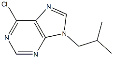 6-Chloro-9-isobutyl-9H-purine结构式