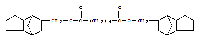 Structure of Adipinsure-di-(8-methyltricyclo(5.2.1.0.2.6)decan) ester 1,6-Bis-(octahdro-4,7-metanoiden-5-ylmethyl)hexandioate