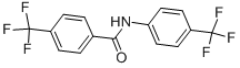 Structure of 4,4-BIS(TRIFLUOROMETHYL)BENZANILIDE