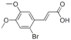 Structure of 2-BROMO-4,5-DIMETHOXYCINNAMIC ACID