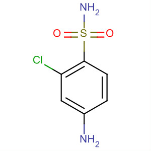 Structure of Benzenesulfonamide, 4-amino-2-chloro-