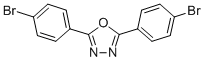 Structure of 2,5-Bis(4-bromophenyl)-1,3,4-oxadiazole