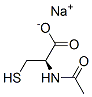 Structure of sodium N-acetyl-L-cysteinate
