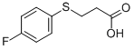 Structure of 3-[(4-FLUOROPHENYL)THIO]PROPANOIC ACID
