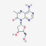 Structure of 4-AMINO-6-METHYL-8-(2-DEOXY-B-D-RIBOFURANOSYL)-7(8H)-PTERIDONE