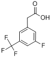 3-氟-5-(三氟甲基)苯乙酸结构式
