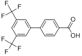 Chemical structure of 3,5-DI-(TRIFLUOROMETHYL)-BIPHENYL-4-CARBOXYLIC ACID