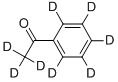 Chemical structure of ACETOPHENONE-D8