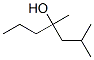 Structure of 2,4-dimethylheptan-4-ol