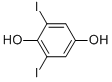 Structure of 2 6-DIIODOHYDROQUINONE
