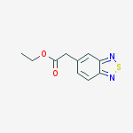 2,1,3-Benzothiadiazole-5-acetic acid, ethyl ester结构式