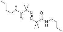2,2-偶氮二(N-丁基2-甲基丙酰胺)结构式