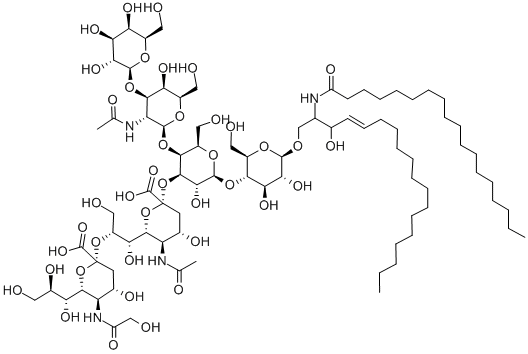 Structure of DISIALOGANGLIOSIDE GD1B 2NA