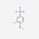 Structure of 2-IODO-4-(TRIFLUOROMETHYL)ANISOLE, 97%