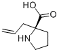 D-PROLINE,2-(2-ALLYL)-结构式