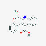 Structure of 3-phenylquinoline-2,4-dicarboxylic acid