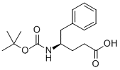(R)-BOC-4-氨基-5-苯基戊酸结构式