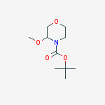 Structure of tert-butyl 3-methoxymorpholine-4-carboxylate