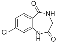 8-氯-苯并[1,4]二氮杂环庚烷-2,5-二酮结构式