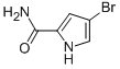 4-BROMO-1H-PYRROLE-2-CARBOXAMIDE结构式