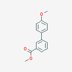 Structure of METHYL 4'-METHOXY[1,1'-BIPHENYL]-3-CARBOXYLATE