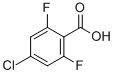 Structure of 4-CHLORO-2,6-DIFLUOROBENZOIC ACID