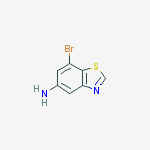 7-bromo-1,3-benzothiazol-5-amine结构式