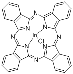 Structure of INDIUM(III) PHTHALOCYANINE CHLORIDE